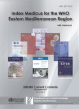 A poster displaying images of some of the current content of the Index Medicus for the WHO Eastern Mediterranean Region